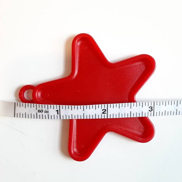 Vintage 90s Premium Balloon Accessories Star Shaped Balloon Weights 5ct Multi - Picture 4 of 4